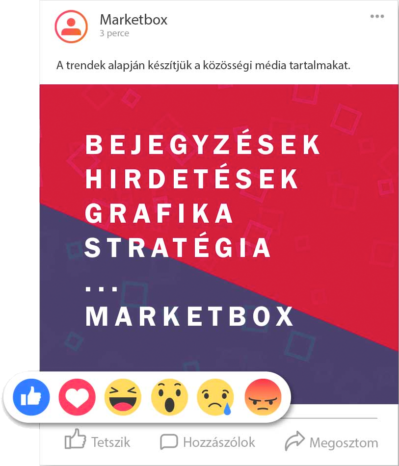 Facebook hirdetések kezelése - Marketbox ügynökség